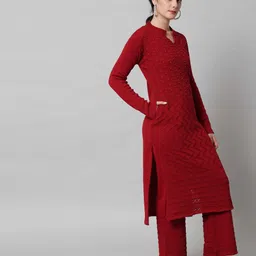 hermiston Women Wool Kurta Palazzo Set image 3