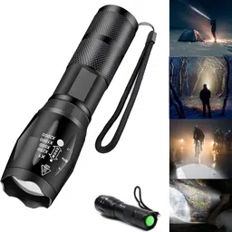 regals choice High Beam Rechargeable Flashlight – Long Range Outdoor Torch 4 hrs Torch Emergency Light-picture-41