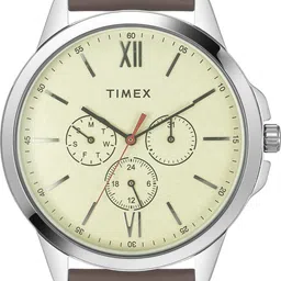 timex Multifunction Beige Dial Analog Watch - For Men TWEG165SMU01 image 2