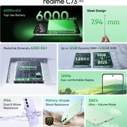 realme C73 5G (Onyx Black, 128 GB) image 2