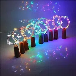 party pack 20 LEDs 2.03 m Multicolor Flickering Bulb Rice Lights image 1