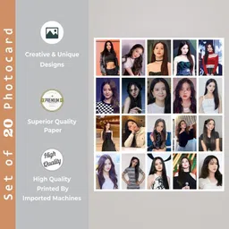 printnet Pack of 20 BLACKPINK Member Jisoo K-POP Girl Lomo Photocard Set (4.4 x 3 Inch) (Size - A7+) (Jisoo) Photographic Paper image 2
