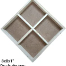 saini industry Premium Pine Wood Dry Fruit Tray with MDF Base Tray Serving Set-picture-26