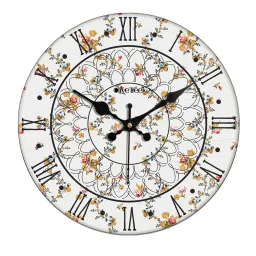 olive tree Matrix White Engineered Wood Wall Clock image 4