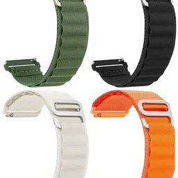 Gadgetzilla 22MM Nylon Alpine / Trail Velcro Loop Bands / Straps Compatible With Noise 22 mm Fabric Watch Strap-picture-27