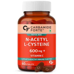 Carbamide Forte N-Acetyl, L-Cysteine 600mg (NAC) - 60 Veg Tablets-image-84