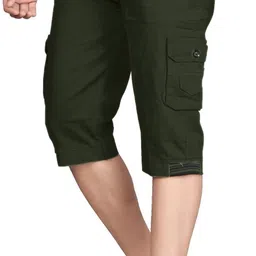 jaydev Solid Men Three Fourths image 2