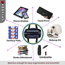 emparky Grey, Black Women Shoulder Bag Ethnic Charm image 4