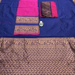 nitya texofab Self Design Semi Stitched Lehenga Choli image 2