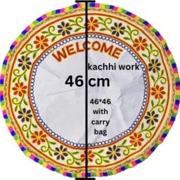 hausmark New born Baby and kanku paglal or Ganesh sthapan all are use to this rumal.51 ["Multicolor"] Handkerchief image 4