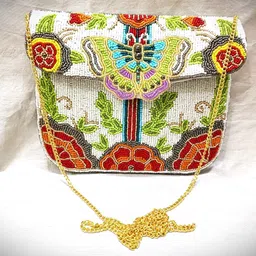 fashion overseas White Women Sling Bag Designer handmade beaded women sling bag-picture-31