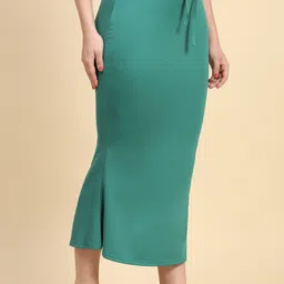 Trendmalls TM-P001-Light Green-XXL Lycra Blend Petticoat image 3