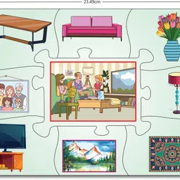 bookford My House Jigsaw Puzzle Game & Fun and Learning image 2