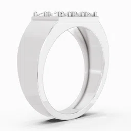 Sparkles Lab Grown Diamond 14kt White Gold ring image 3