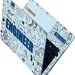 Anweshas Full Body Laptop Skin Fits Size Upto 15.6 Inches - Trust Me I Am An Engineer Self Adhesive Vinyl Laptop Decal 15.6-picture-17