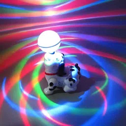 premio coppex Dancing Dog Toy 3D Lights & Musical Play + [Free Police Car] image 3