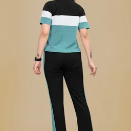 jk creation Colorblock Women Track Suit image 2