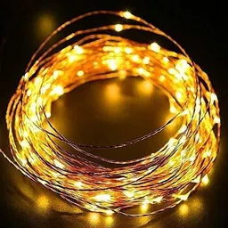 desidiya 30 LEDs 3 m White Steady Bulb Rice Lights image 1