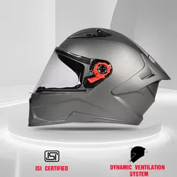studds Raider Super ISI Certified Full Face Helmet with Spoiler and Clear Visior Motorbike Helmet image 5