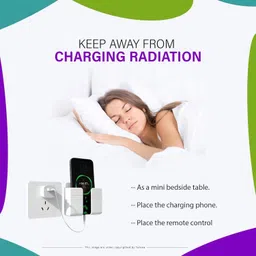 PushpDS Crafts Multi Purpose Wall mount mobile stand with 3D sticker pack of 2 assorted Mobile Holder image 4