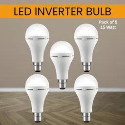 sacro 15W Rechargeable Emergency Inverter LED Bulb, Upto 4 Hours Battery For HomeND233 4 hrs Bulb Emergency Light-picture-26