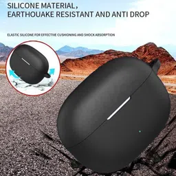 Cocoonkart Silicone Velcro Headphone Case For Silicone Case For Realmee Buds T200 Lite image 4