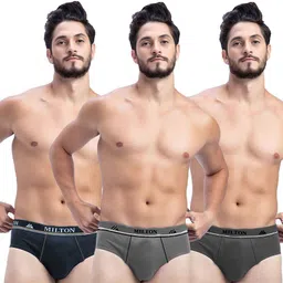 milton Pack of 3 Solid Men Brief-picture-18