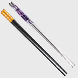 hichaki Eating, Training, Cooking, Chewing, Decorative Stainless Steel, Plastic Chinese, Korean, Japanese, Vietnamese Chopstick-picture-28