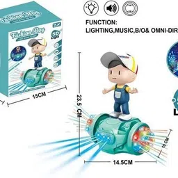 suthar's Musical Dancing Fashion Boy with 360 Degree Rotation Light and Sound Toy image 3