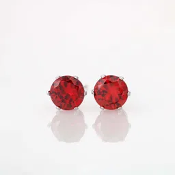 rakva Rhodium Zircon Silver Pendant Set image 5