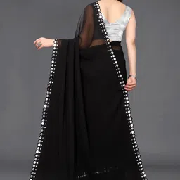 vivan fab Embellished Bollywood Georgette Saree image 4