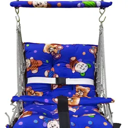 bjik Cotton Swing Chair For Kids Baby's Children Folding & Washable 1-3 Years Bouncer image 3