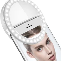 SANEHA Selfie Ring Light, 40 LED, 4 Light Modes, USB Rechargeable, Ring Flash image 5