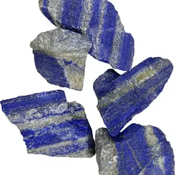 shubhanjali Natural Lapis Rough Raw Stone 200 Grams Regular Asymmetrical Crystal Stone-picture-20