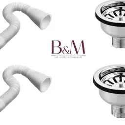 bowlsandmore 37" x 18" x 10" HIGH GLOSSY POLISH KITCHEN SINK | 304 GRADE | STAINLESS STEEL | DOUBLE BOWL | WASH SINK Vessel Sink image 2