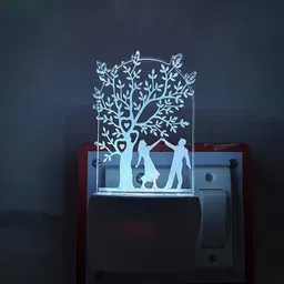 red robin Step Light Wall Lamp With Bulb image 3