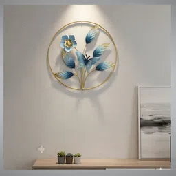miraclecrafts American Lilly Flower Design Metal Wall Art 40 X 40 X 3 Home Décor_F18-picture-14