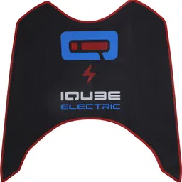 grandbiker Rubber Floor Mat I Anti Skid Backing Foot Mat Compatible with iQube TVS Universal For Bike Two Wheeler Mat image 5