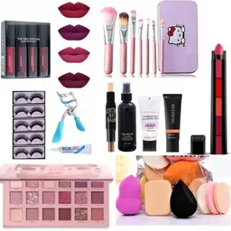 Valhalla makeup combo eyeshadow lipstick makeup brush eyelash combo primer fixer blender-picture-22