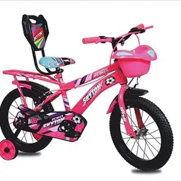 skyton 16 Inch Kids Cycle with Side Wheels Ideal for 4 to 7 Years Boys and Girls 16 T (inch) Road Cycle-picture-19