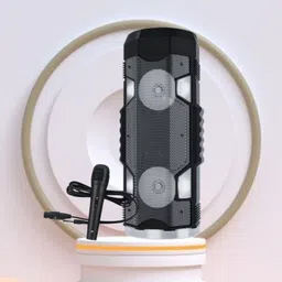 GUGGU Bluetooth Party Speaker with mic, AUX/TF Card USB, With Deep Bass Sound F87 20 W Bluetooth Laptop/Desktop Speaker-picture-27