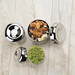 somware Stainless Steel Utility Container - 320 ml, 500 ml, 650 ml image 3