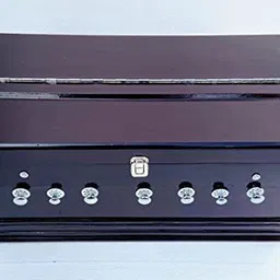 Double Bellow, 39 Keys,7 Stopper, 2 Reeds (Bass- Male), With free carry bag 3.2 Octave Hand Pumped Harmonium-image-76