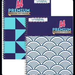 uniqpal SPIRAL Notebook A4 Notebook UNRULED/PLAIN 200 Pages-picture-11