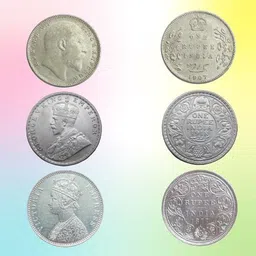 missmister 3 coin combo of Original Rare Vintage British India pre-independence Medieval Coin Collection image 5