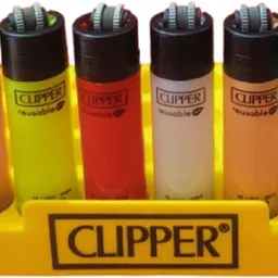 clipper CP12 Refillable Cigarette Gas Lighter (5 Mix Colors) 10 Pcs Car Pocket lighters 10 pc Plastic (Multicolor, Pack of 5) Pocket Lighter image 3