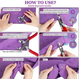 amrutam enterprise stainless steel Button Punch Plier Punch Plier image 4