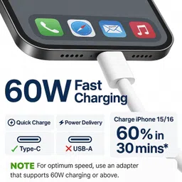 RoarX USB Type C Cable 6 A 1 m Nylon Braided Braided 25 watt Samsung type c cable for fast charging braided type c data cable compatible with Samsung Galaxy Phones A14 A73 F14 M34 S20 FE S21 FE image 2