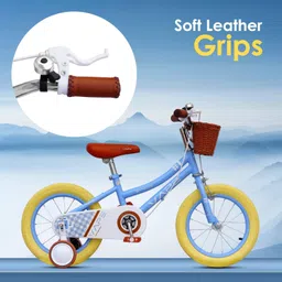 goal VAPE Boys/Girls Kids Cycle for 2–5 Years with Training Wheels & Basket 14 T (inch) Road Cycle image 5