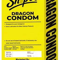 sniper mens dragon Men Ultra Thin condom 7 inch Condom image 2